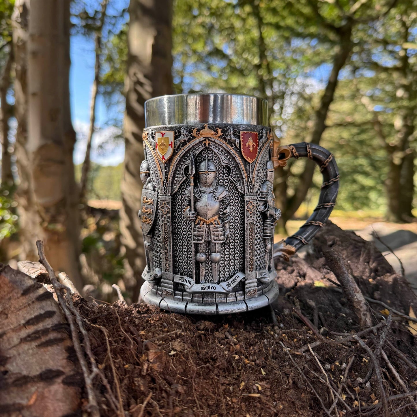 Retro-Handwerkskunst, eindringliches Erlebnis der Ritterlichkeit