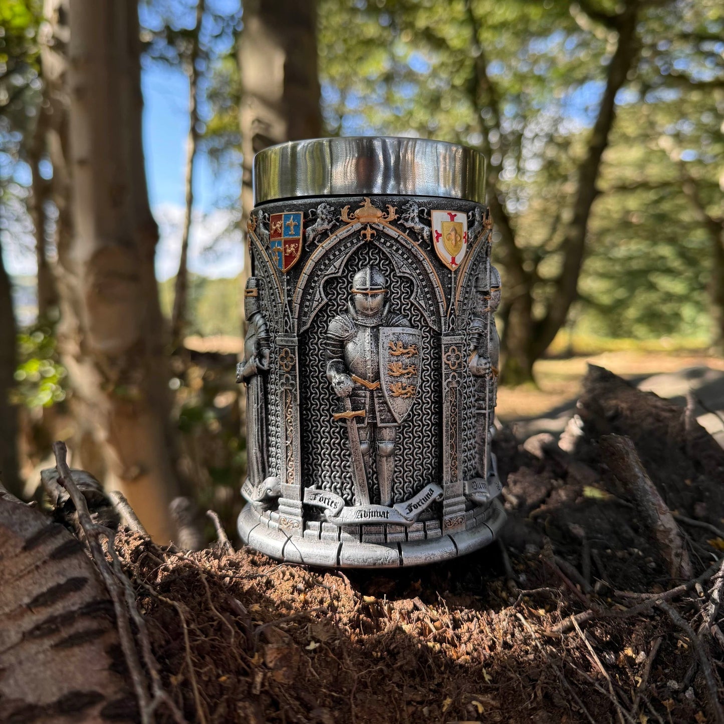 Retro-Handwerkskunst, eindringliches Erlebnis der Ritterlichkeit