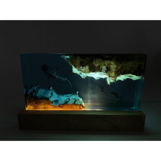 Kreative Tiefsee/Anime Szene Atmosphäre Licht Home Decor Art Tischlampe